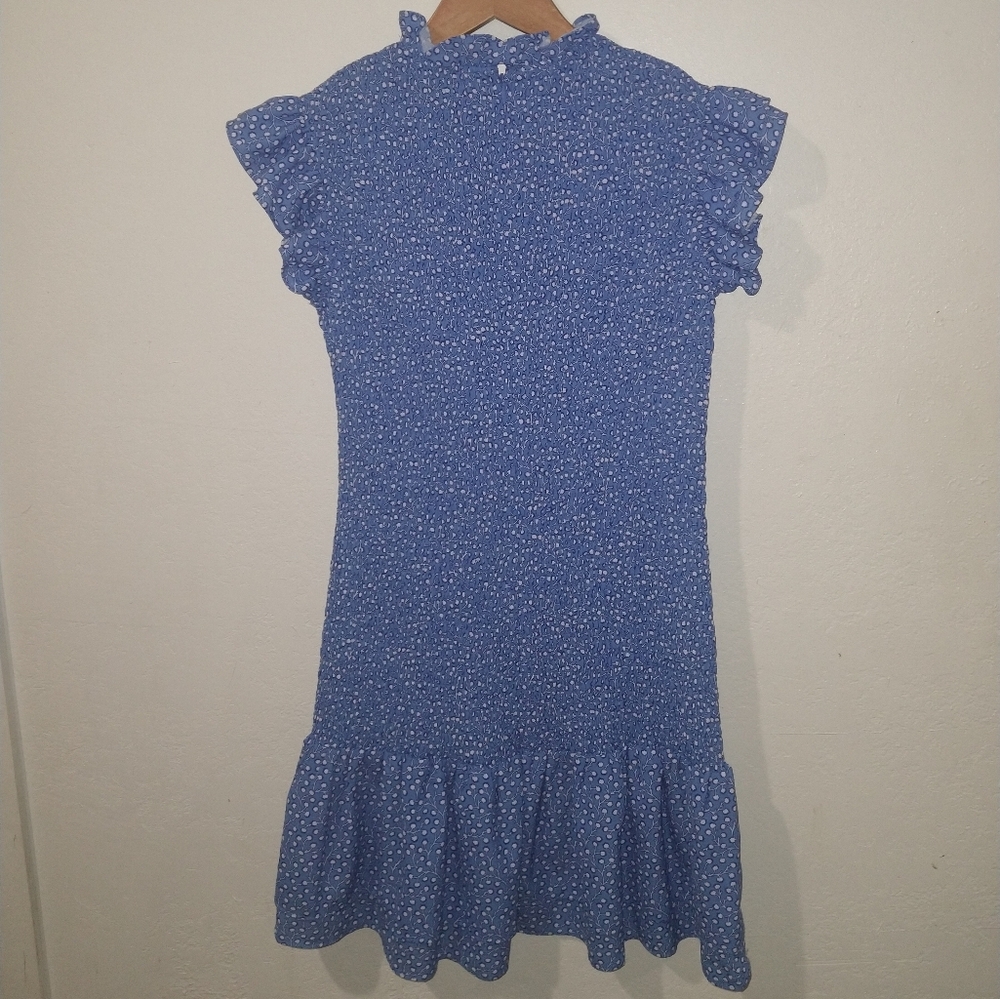FRENCH CONNECTION Blue Elao Verona Mini Dress - Picture 12 of 13
